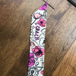 Coach poppy hair / purse scarf